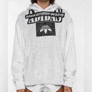 Alexander Wang x Adidas Gray Hoodie